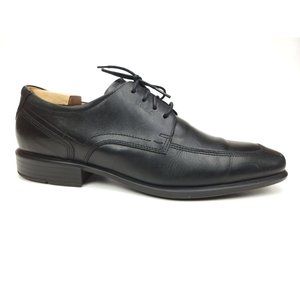 Ecco Men's Cairo Apron Toe Oxford Leather Dress Shoe Size 45 US 11-11.5 Black